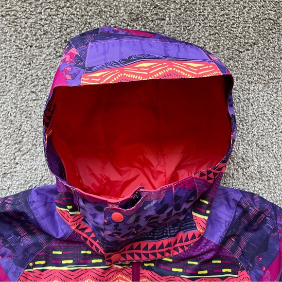NORTH FACE WANDA INSULATED WOMENS JACKET SIZE SMALL PINK PURPLE FULL ZIP HOODED - Picture 10 of 10